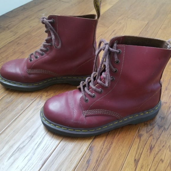 RARE DR MARTENS 1460 Vintage Made In England Boots 8-eye - Picture 3 of 8